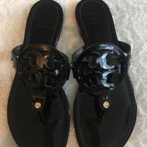 Tory Burch Miller Patent Leather Sandals